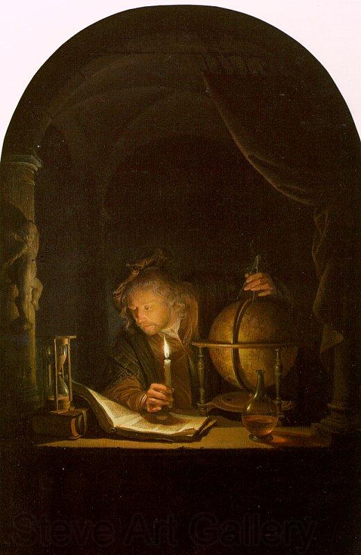 Gerrit Dou Astronomer by Candlelight Germany oil painting art